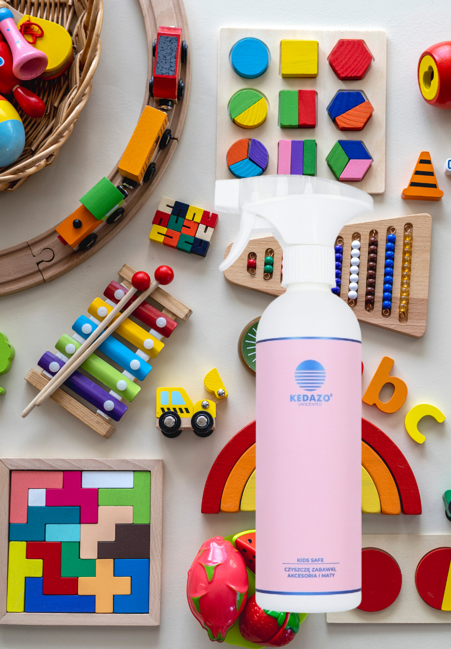 KEDAZO® KIDS SAFE – płyn do czyszczenia zabawek, mat i akcesoriów dziecięcych - obrazek 5
