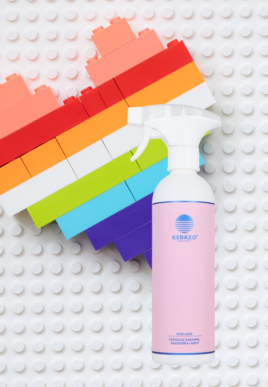 KEDAZO® KIDS SAFE – płyn do czyszczenia zabawek, mat i akcesoriów dziecięcych